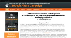 Desktop Screenshot of enoughabuse.org
